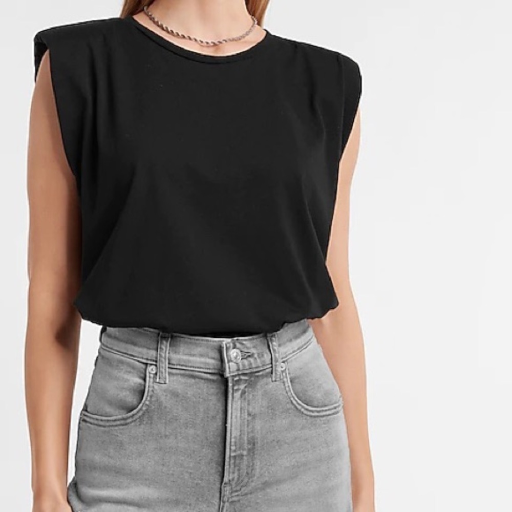 Aritzia Bavarian Shoulder Pad Top